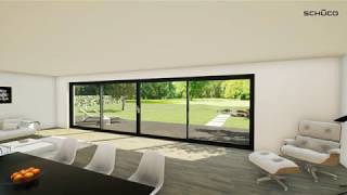 Schuco 4 Panel Aluminium Sliding Door [upl. by Adriaens]