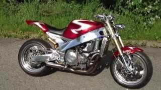 Yamaha FZR 1000 RU EXUP streetfighter naked custom [upl. by Blight]