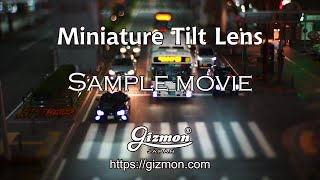 GIZMON Miniature Tilt Lens Sample Movie [upl. by Stortz920]