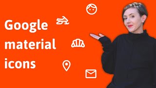 How to use Google Material Icons with examples  HTML  CSS [upl. by Ricker]