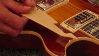 How to install a pick guard onto a Les Paul [upl. by Asor]