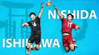 Yuki Ishikawa and Yuji Nishida  Legend Duo of Volleyball Team Japan [upl. by Ensign]