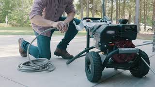 SIMPSON® PS61115 ResidentialCommercial Pressure Washer 3500 PSI with BONUS Surface Scrubber [upl. by Retsevlis]