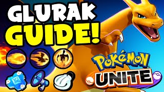 POKÉMON UNITE Glurak Guide Wie spielt man Glurak  Anfänger Guide GermanDeutsch [upl. by Epotimet]