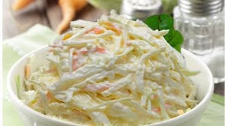 Coleslaw recipe  3 tips for worlds best slaw [upl. by Aiam]