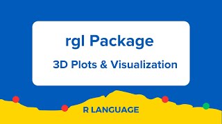 rgl Package in R  3D Interactive Plots and Visualization [upl. by Natsud975]