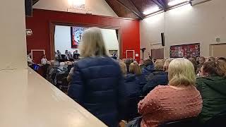 Milltown Accordion Band playing in Cullybackey Presbyterian Church Hall [upl. by Abbott]