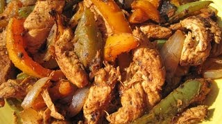 SPICY CHICKEN FAJITAS  How to make SPICY CHICKEN FAJITAS Recipe [upl. by Wahs]