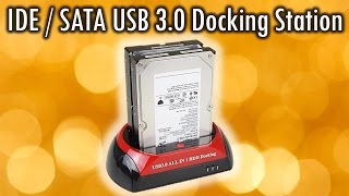 IDE SATA USB 30 Docking Station review and demonstration [upl. by Arthur941]