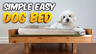 How to Build a Modern DIY Dog Bed [upl. by Llehcar]