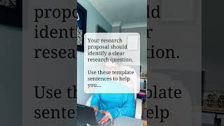 Research Proposal Template Examples  Part 1 The Research Question [upl. by Cerelly]