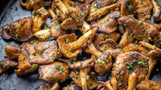 Wild Mushrooms with Garlic and Parsley Persillade [upl. by Eddana777]