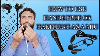 How to use Earphones as a Microphone on PC  How to use Earphone mic on PC [upl. by Refitsirhc]