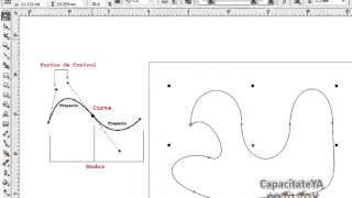 Corel Draw  Rectas y Curvas Parte 3 [upl. by Ennire]