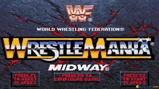 WWF Wrestlemania the arcade game gameplay PC Game 1995 [upl. by Anahsat26]