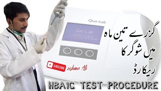 HbA1C Test At Lab  HbA1C Test Normal values  Blood Sugar test [upl. by Anibor]