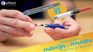 Fountain Pen Converters vs Cartridges  Fine Pens for Beginners Ep 3 [upl. by Enovad]