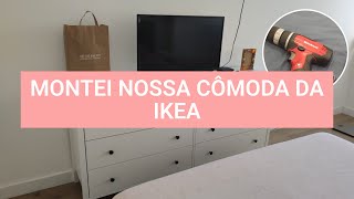 MONTEI A NOSSA CÔMODA DA IKEA [upl. by Silvano]