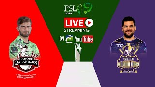 🔴 LIVE  PSL 9  Lahore Qalandars vs Quetta Gladiators  Geo Super [upl. by Lennahs]