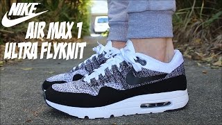 The most comfortable sneaker ever Nike Air Max One Ultra Flyknit  Sneaker Review On Foot [upl. by Aika]