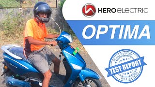 Test Report  2021 Hero Electric Optima Electric Scooter  हिन्दी with Subtitles [upl. by Darleen]