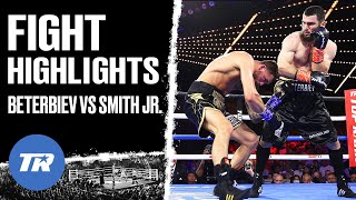 All Angles of Artur Beterbiev Highlight Reel KO of Smith Jr To Become Unified Champion  HIGHLIGHTS [upl. by Bolt]