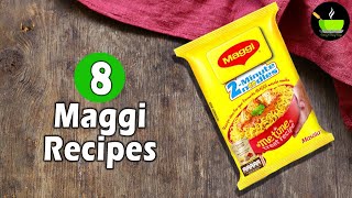 8 Mouthwatering Maggi Recipes Best Maggi Noodles Recipes Unique Recipes With Maggi  Maggi Noodles [upl. by Leede]