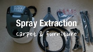 Karcher SE6100 Spray Extraction Cleaner Machine Review Upholstery Carpet Furniture [upl. by Stephannie]