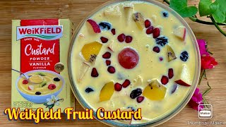 Weikfield Custard Powder Recipe  Weikfield Vanilla Custard  Fruit Custard Recipe weikfield [upl. by Gall]