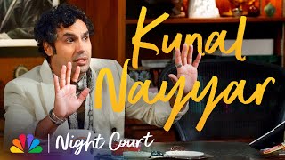 Kunal Nayyar and Melissa Rauch Reunite on Night Court  Night Court  NBC [upl. by Sitra]