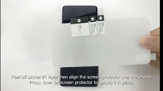 Supershieldz TPU Screen Protector Installation New 4 guide sticker version [upl. by Nirrep]