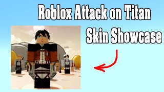 Ultimate Roblox Attack on Titan Skin Showcase [upl. by Anerb]