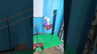 RC ROPEWAY DIY ROPEWAY trending shorts ropeway science [upl. by Anrahc]