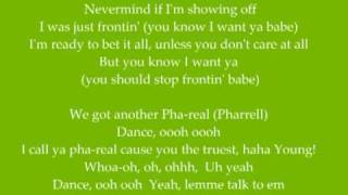 Pharrell Williams  Frontin with lyrics [upl. by Truscott]