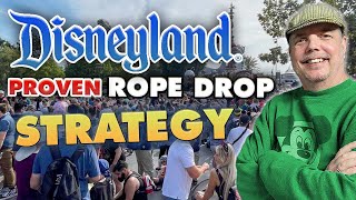 Our Proven Disneyland Rope Drop Strategy to maximize your day [upl. by Erodoeht]