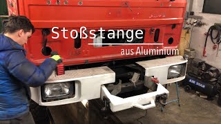 Stoßstange aus Aluminium für den Iveco 9016 [upl. by Punak]