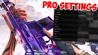 BEST VALORANT Settings for PERFECT Aim FPS Sensitivity Crosshair [upl. by Ahtiuqal]