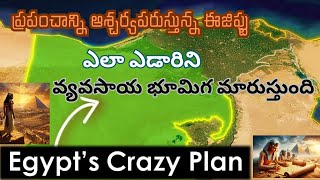 Egypts Plan to Green its Deserts  ఈజిప్టు ఎలా ఎడారిని వ్యవసాయ భూమిగ మారుస్తుంది [upl. by Merlin]