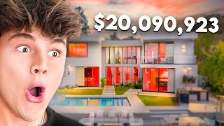 My New 20000000 LA House Tour at 19 Years Old [upl. by Gusti]