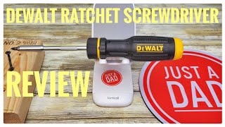 Dewalt Maxfit Ratcheting Screwdriver Review [upl. by Ecnerret]