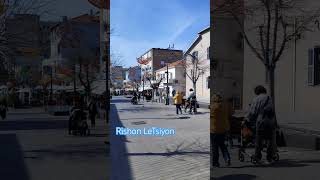 Israel Rishon LeTsiyon Rothschild street walk [upl. by Burnie]