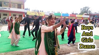 MAKHANA Punjabi Song  HS School Bhoond basoli 2024  Boys And Girls Best Dance [upl. by Klingel]