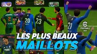 Top 5  Meilleurs Maillots dans eFooball 2025 mobile  All the best kits eFootball mobile Astuces [upl. by Leighland]