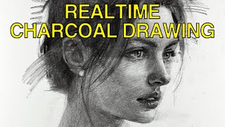 Realtime Charcoal Drawing 176 [upl. by Schapira]