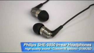 Philips SHE9850 In ear Headphones Review [upl. by Boff]