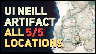 All 5 x Ui Neill Artifact Locations Assassins Creed Valhalla [upl. by Karlise]