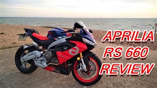 ★ 2021 APRILIA RS 660 REVIEW ★ [upl. by Nodnart]