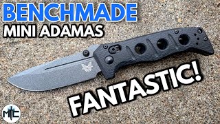 Benchmade Mini Adamas Folding Knife  Overview and Review [upl. by Aime]