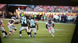 Von Miller sack fumble on Cam Newton Super Bowl 50 [upl. by Munn]