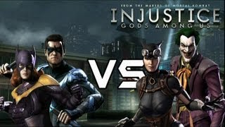 Bat Family Vs Batmans Rogues with Lore amp Joker Skins [upl. by Enilekaj]